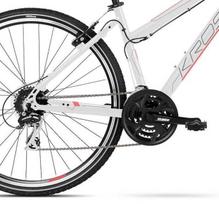 kross evade 3 0 - Dviratis Kross Evado 3.0, moterims, baltas/rožinis, 28" - 4 nuotrauka