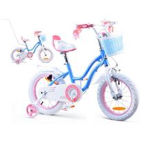 Pirkti RoyalBaby Vaikiškas dviratis STAR GIRL 14" RB14G-1, Mėlynas - Photo 1