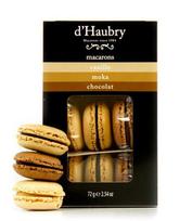 macaroons -  D'haubry Macaroons, vanilės, šokolado ir moka skonio, 72 g - 2 nuotrauka