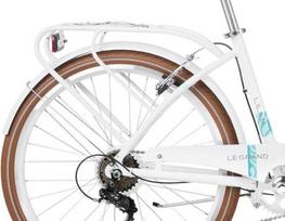 miesto moto - Dviratis Legrand 1, moterims, baltas, 26" - 3 nuotrauka