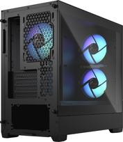 mini itx korpusas - Fractal Design Pop Mini Air RGB TG Clear Tint, juoda - 4 nuotrauka