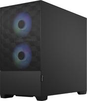mini itx korpusas - Fractal Design Pop Mini Air RGB TG Clear Tint, juoda - 7 nuotrauka