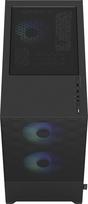 mini itx korpusas - Fractal Design Pop Mini Air RGB TG Clear Tint, juoda - 9 nuotrauka