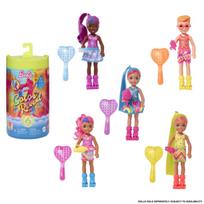 BARBIE Color Reveal lėlė Chelsea, neoninių dažų serija, asort., HCC90