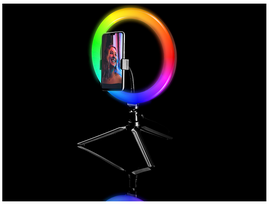 telefono laikiklis su lempa - Tracer 46807 RGB Ring lamp - 2 nuotrauka