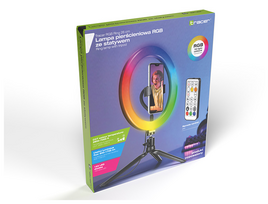 telefono laikiklis su lempa - Tracer 46807 RGB Ring lamp - 7 nuotrauka
