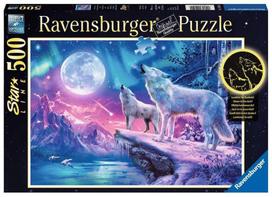 Ravensburger Puzzle Star Line Wolf In Northern Lights 500pcs 14952