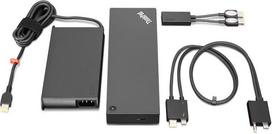 thunderbolt 2 laidas - LENOVO TP THUNDERBOLT 230W WORKSTATION DOCK GEN2 - 4 nuotrauka