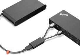 thunderbolt 2 laidas - LENOVO TP THUNDERBOLT 230W WORKSTATION DOCK GEN2 - 6 nuotrauka