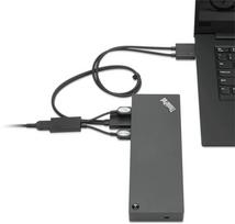 thunderbolt 2 laidas - LENOVO TP THUNDERBOLT 230W WORKSTATION DOCK GEN2 - 7 nuotrauka
