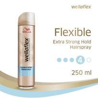 wellaflex - Wella Wellaflex Ultra Strong Hairspray 250ml - 2 nuotrauka