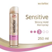 plauku modeliavimo galva - Wella Wellaflex Sensitive Hairspray 250ml - 3 nuotrauka