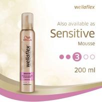 plauku modeliavimo galva - Wella Wellaflex Sensitive Hairspray 250ml - 10 nuotrauka