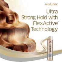 wellaflex lakas - Wella Wellaflex Shiny Hold Ultra Strong Hairspray 250ml - 7 nuotrauka