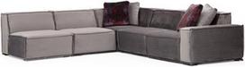 Kampinė sofa Hanah Home Lego 5, pilka, 276 x 300 x 76 cm