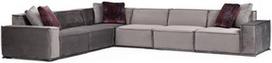 Kampinė sofa Hanah Home Lego 1, pilka, 300 x 388 x 76 cm