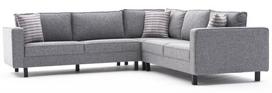 Pirkti Kampinė sofa Hanah Home Kale Linen, pilka, universalus, 258 x 258 x 83 cm - Photo 1