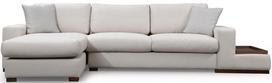Kampinė sofa Hanah Home Loop 18, smėlio, kairinė, 312 x 194 x 85 cm