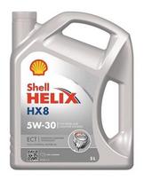 Shell Helix HX8 ECT 5W - 30, sintetinis, lengviesiems automobiliams, 5 l