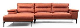 Pirkti Kampinė sofa Hanah Home Hollywood 859FTN2028, oranžinė, kairinė, 309 x 188 x 89 cm - Photo 4