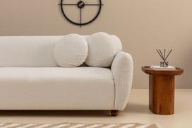 kampai sofos - Kampinė sofa Hanah Home Eddy 560ARE1198, balta, kairinė, 162 x 273 x 86 cm - 12 nuotrauka