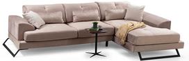 Kampinė sofa Hanah Home Frido 560ARE1166, smėlio, dešininė, 190 x 308 x 92 cm