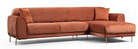 Kampinė sofa Hanah Home Image 560ARE1145, ruda, dešininė, 169 x 287 x 85 cm