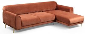 sofa lova hanah - Kampinė sofa Hanah Home Image 560ARE1145, ruda, dešininė, 169 x 287 x 85 cm - 3 nuotrauka