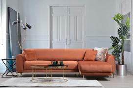 sofa lova hanah - Kampinė sofa Hanah Home Image 560ARE1145, ruda, dešininė, 169 x 287 x 85 cm - 10 nuotrauka