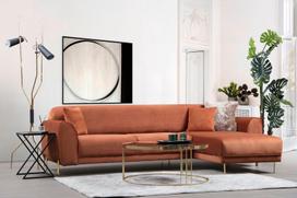 sofa lova hanah - Kampinė sofa Hanah Home Image 560ARE1145, ruda, dešininė, 169 x 287 x 85 cm - 12 nuotrauka