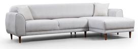 Kampinė sofa Hanah Home Image 560ARE1147, smėlio, dešininė, 169 x 287 x 85 cm