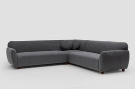 Kampinė sofa Hanah Home Eddy, tamsiai pilka, universalus, 280 x 93 x 86 cm