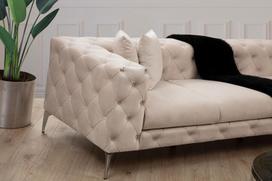 minkstas kampas rudas - Kampinė sofa Hanah Home Como Ecru, smėlio ruda, dešininė, 270 x 310 x 73 cm - 4 nuotrauka