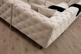 minkstas kampas rudas - Kampinė sofa Hanah Home Como Ecru, smėlio ruda, dešininė, 270 x 310 x 73 cm - 5 nuotrauka