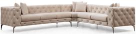 Pirkti Kampinė sofa Hanah Home Como Ecru, smėlio ruda, kairinė, 270 x 350 x 73 cm - Photo 1