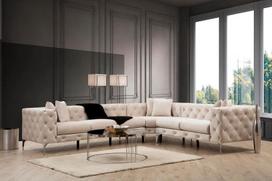 Pirkti Kampinė sofa Hanah Home Como Ecru, smėlio ruda, kairinė, 270 x 350 x 73 cm - Photo 3