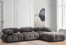 Pirkti Kampinė sofa Hanah Home Bubble, pilka, dešininė, 190 x 288 x 75 cm - Photo 8