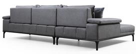 Pirkti Kampinė sofa Hanah Home Hollywood, pilka, kairinė, 309 x 188 x 89 cm - Photo 4