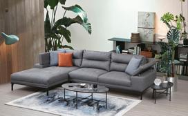 Pirkti Kampinė sofa Hanah Home Hollywood, pilka, kairinė, 309 x 188 x 89 cm - Photo 10