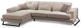 Kampinė sofa Hanah Home Frido, kreminė, kairinė, 190 x 308 x 92 cm