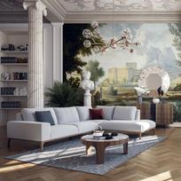 Pirkti Kampinė sofa Hanah Home Secret, šviesiai pilka, universalus, 230 x 290 x 88 cm - Photo 3