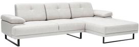 Kampinė sofa Hanah Home Mustang Large, smėlio, dešininė, 174 x 314 x 83 cm