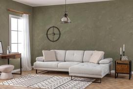 minkstas kampas rudas - Kampinė sofa Hanah Home Mustang Large, smėlio, dešininė, 174 x 314 x 83 cm - 11 nuotrauka