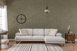 minkstas kampas rudas - Kampinė sofa Hanah Home Mustang Large, smėlio, dešininė, 174 x 314 x 83 cm - 12 nuotrauka