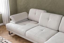 Pirkti Kampinė sofa Hanah Home Mustang Small, smėlio, dešininė, 174 x 274 x 83 cm - Photo 11