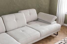 Pirkti Kampinė sofa Hanah Home Mustang Small, smėlio, kairinė, 174 x 274 x 83 cm - Photo 12