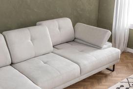 Pirkti Kampinė sofa Hanah Home Mustang Small, smėlio, kairinė, 174 x 274 x 83 cm - Photo 13