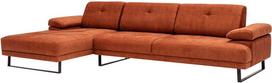 Kampinė sofa Hanah Home Mustang Large, oranžinė, kairinė, 174 x 314 x 83 cm