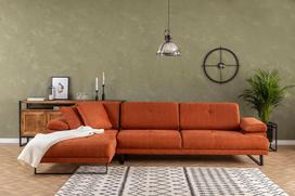 Pirkti Kampinė sofa Hanah Home Mustang Small, oranžinė, kairinė, 174 x 274 x 83 cm - Photo 8