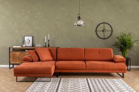 Pirkti Kampinė sofa Hanah Home Mustang Small, oranžinė, kairinė, 174 x 274 x 83 cm - Photo 9